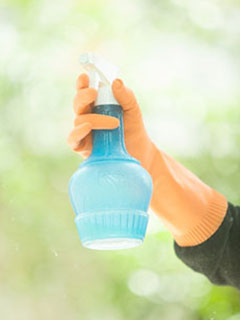 家具は配置を考え、UVカットスプレーでガード