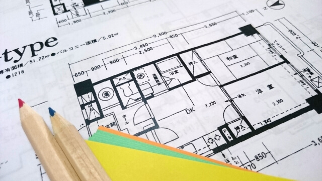 お部屋の見取り図も作ってしっかりプランニング