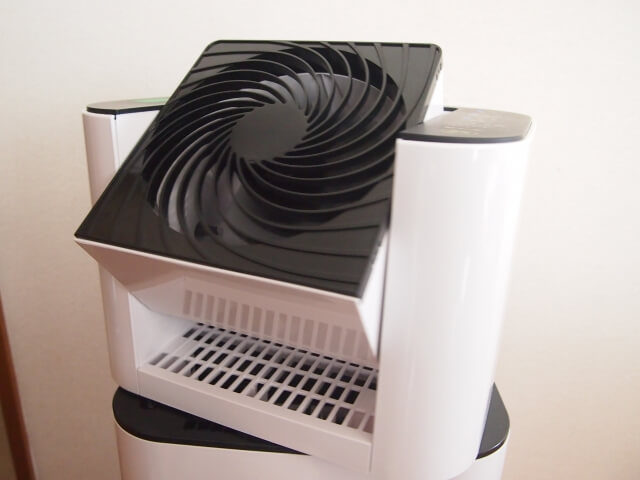 湿度の急上昇を避けて、空気を動かす