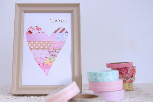 小面積を選んで、マステデコレート