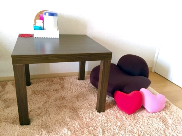 家族と一緒でも自分空間、キッズスペースにも。