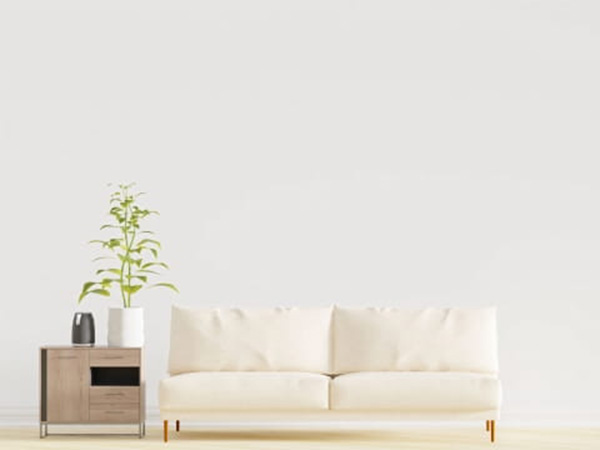 壁の上部に「余白」を死守する