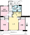 昭島つつじが丘ハイツ北住宅団地　２０号棟間取り図