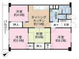 湘南常盤マンション間取り図