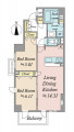 フィールＥ北新宿間取り図