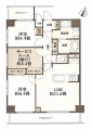 マリーヌ吉野町間取り図