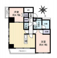 ガクエンヒルズ北千住間取り図