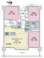 ライオンズヴィアーレ横濱ベイ壱番館間取り図