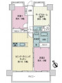 ライオンズガーデンシティ平井間取り図