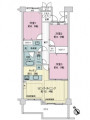 アルスつくし野デュープレックスＥ棟間取り図