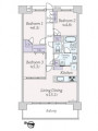 ランドシティ上大岡Ｌｕｘｅ間取り図