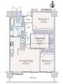 クリオレジダンス東京間取り図